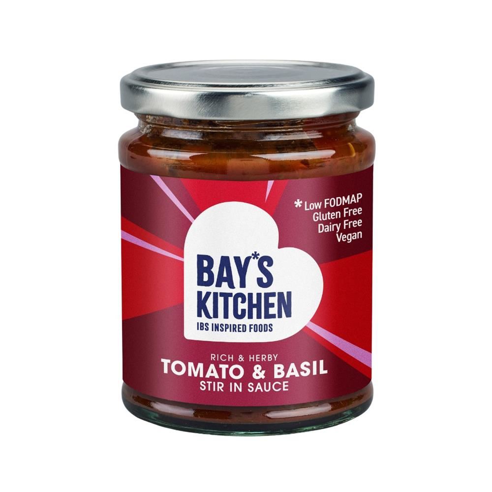 Bays Kitchen Tomato & Basil Stir-in Sauce Low FODMAP Vegan 260g