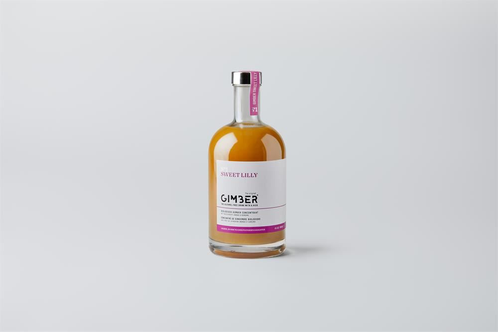 Gimber Organic So1 Sweet Lilly Tropical Ginger Alcohol Free Drink 700ml