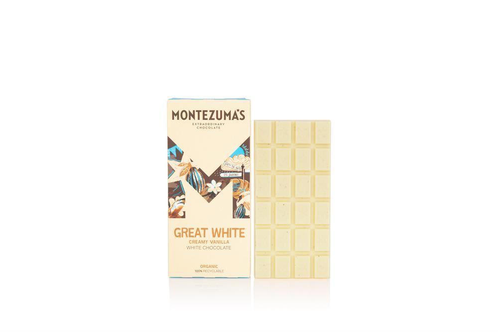 Montezumas Chocolate Great White Organic Creamy White Bar 90g