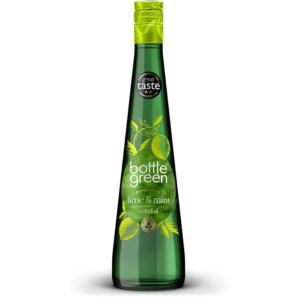 Bottle Green Lime and Mint Cordial 500ml