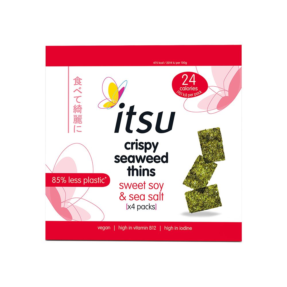 Itsu Sweet Soy & Sea Salt Seaweed Multipack 4x5g
