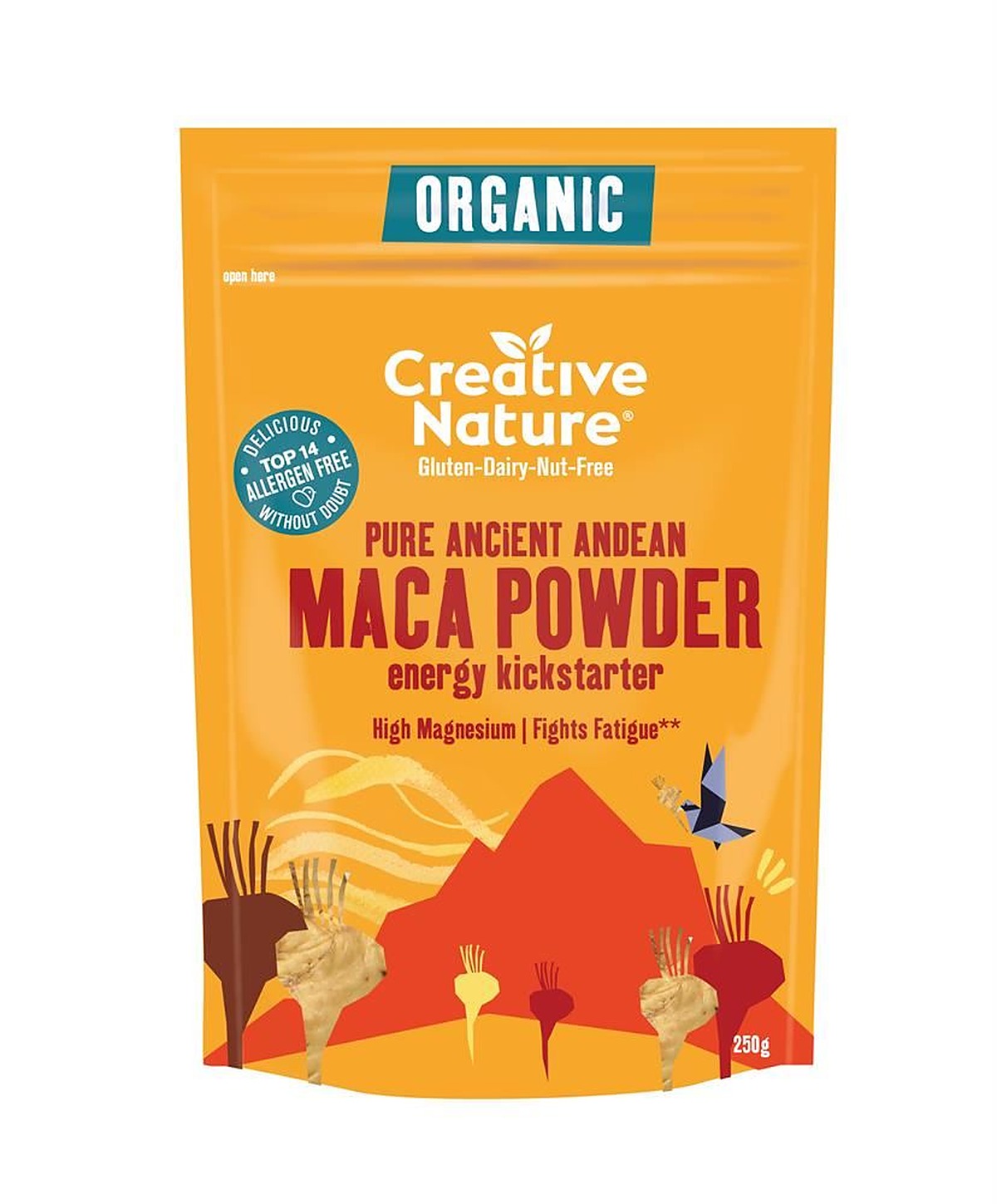 Creative Nature Organic Peruvian Raw Maca Powder 250g