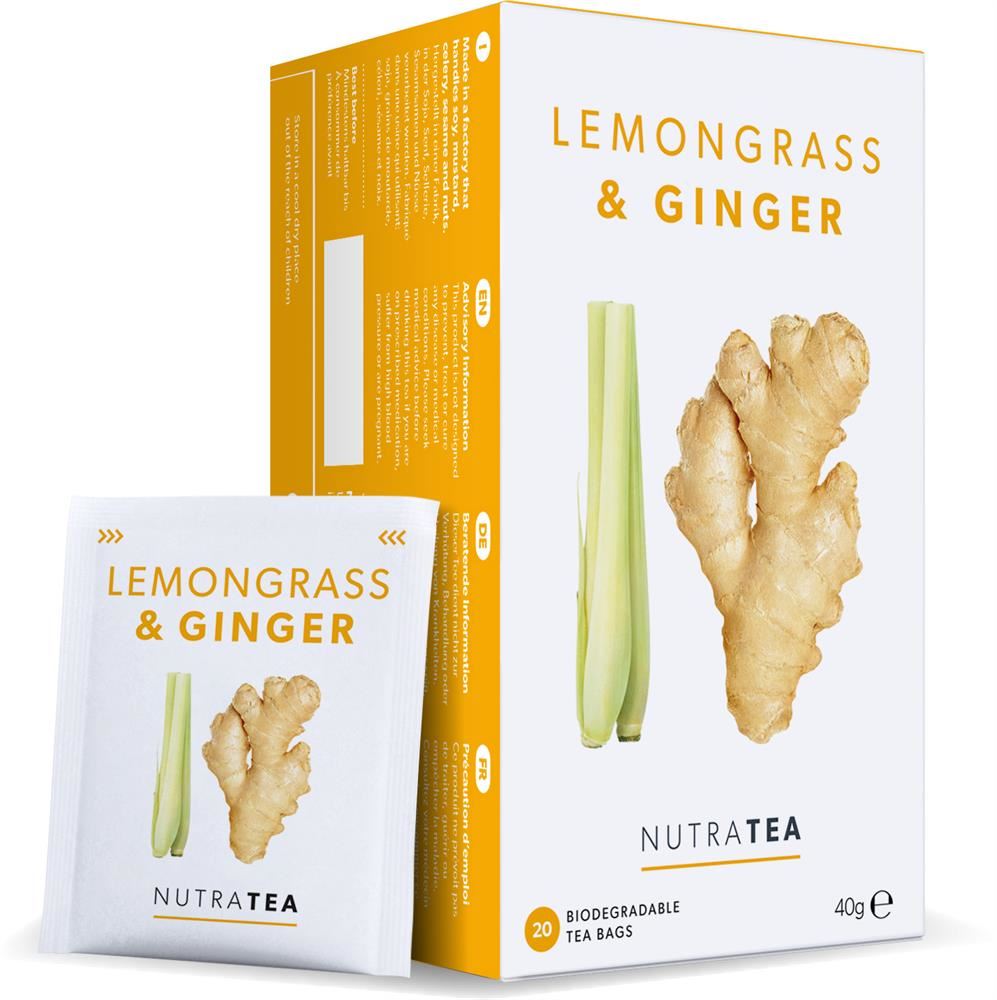 Nutratea Lemongrass & Ginger 20 Tea Bags