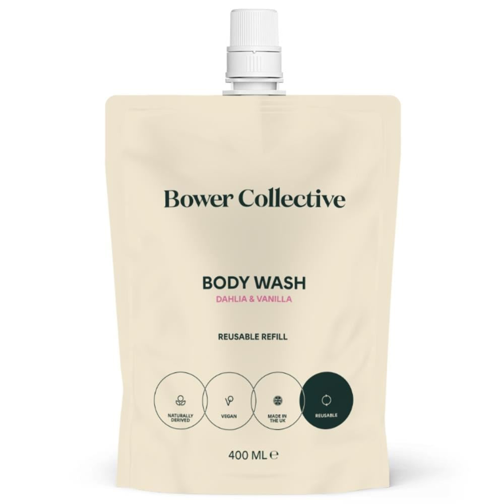Bower Collective Dahlia & Vanilla Bower Natural Body Wash Refill 400ml