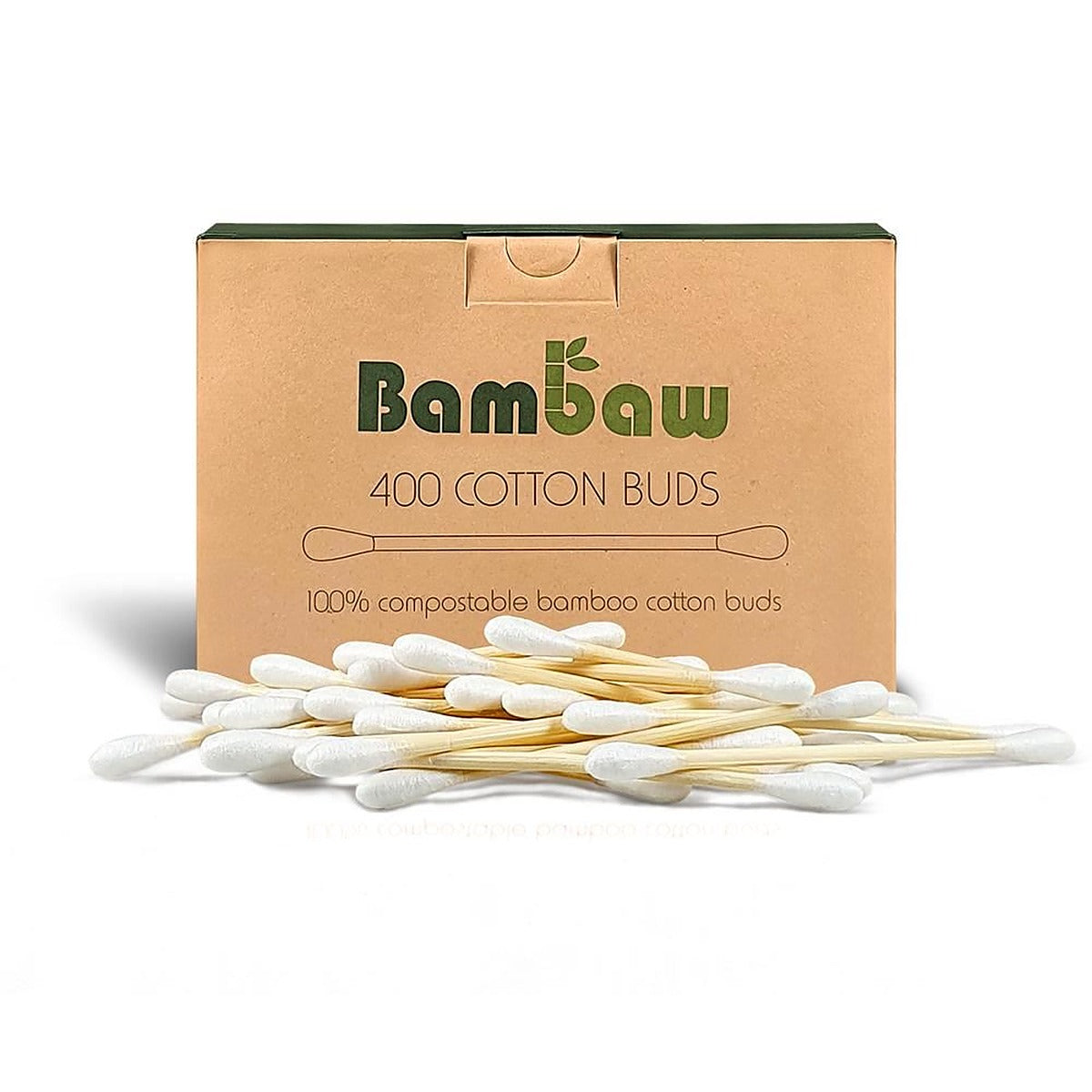 Bambaw Bamboo cotton buds 400 units