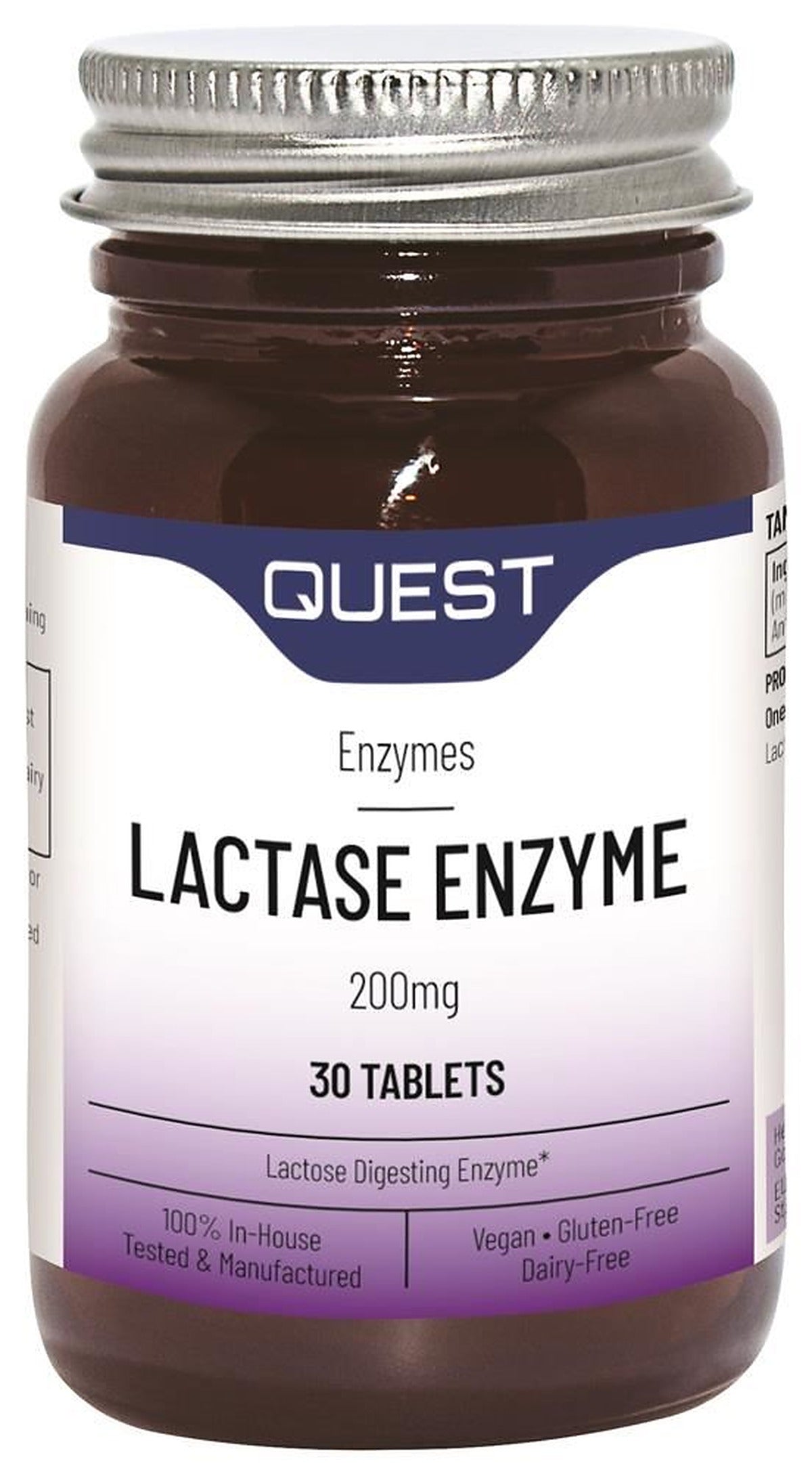 Quest LACTASE 200mg 30 Tablets