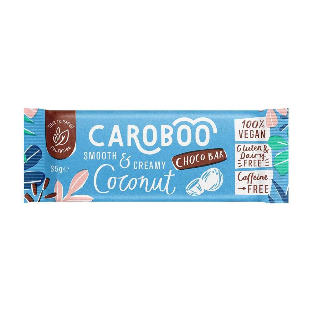 Caroboo Smooth & Creamy Coconut Carob Bar 35g - 20 Pack