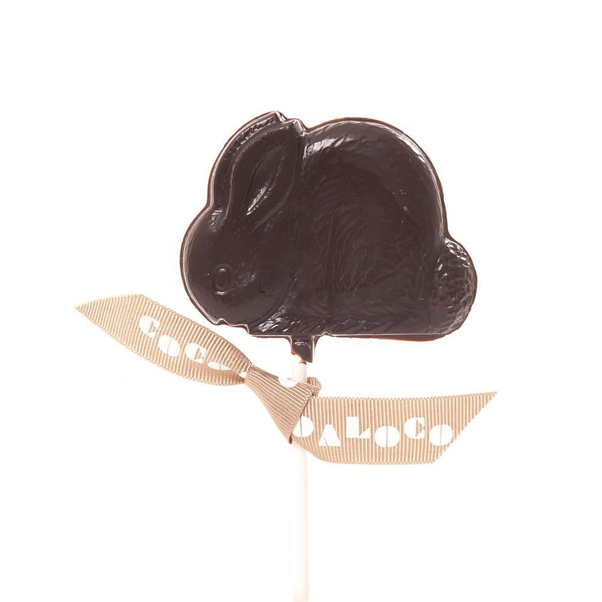 Cocoa Loco 73% Dark Chocolate Rabbit Lolly 26g