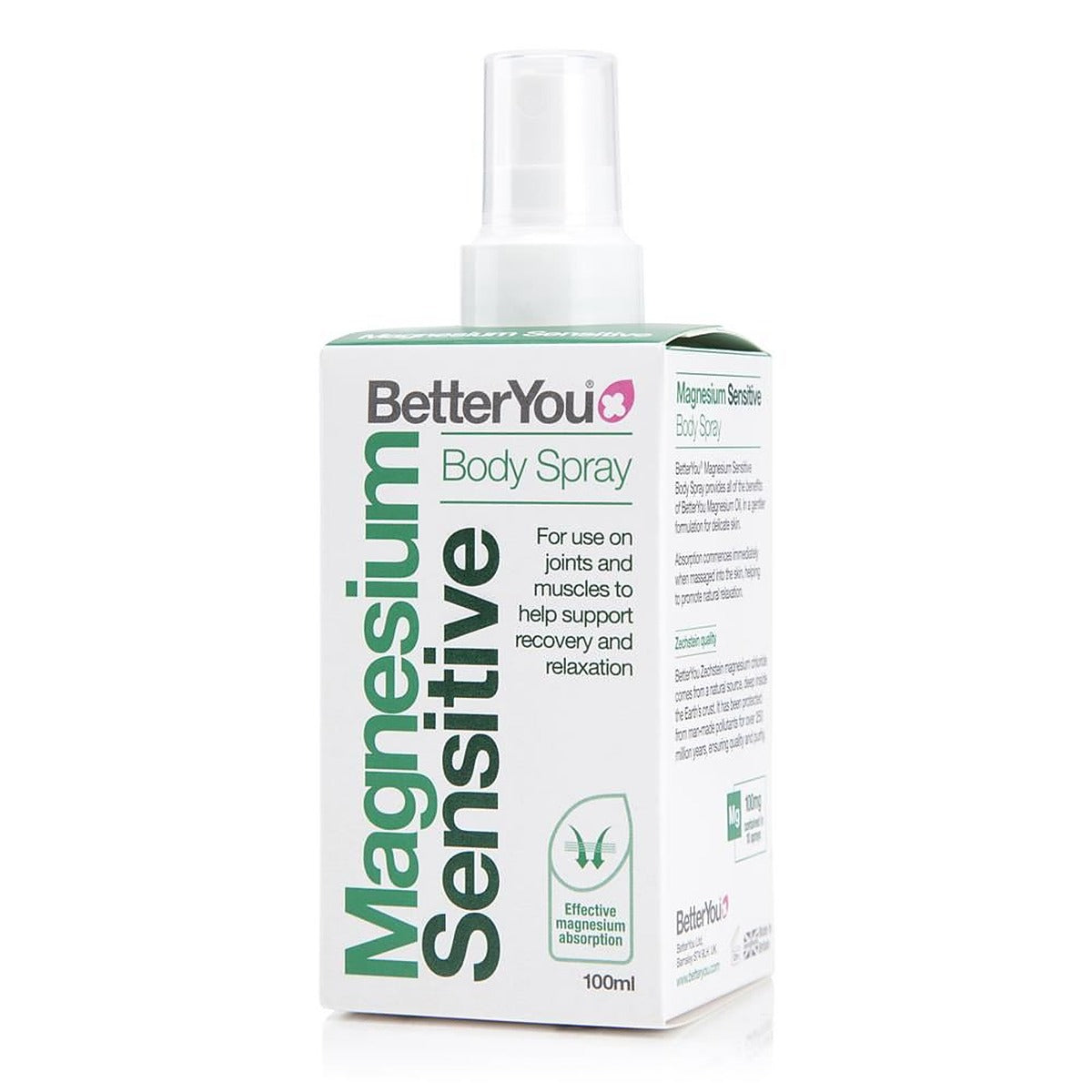 BetterYou Magnesium Oil Sensitive spray 100ml