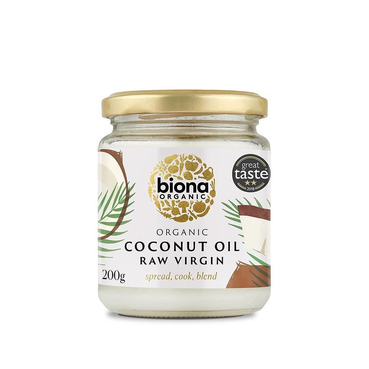 Biona Organic Raw Virgin Coconut Oil 200g