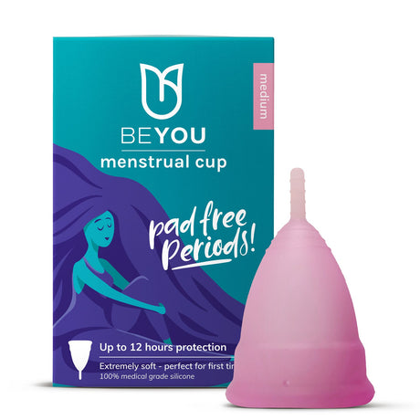 BeYou Monthly Patches, Menstrucal Cups, Foam & Anti-Chafing Cream - All Sizes