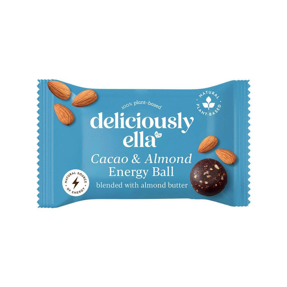 Deliciously Ella Cacao and Almond Energy Ball 40g - 12 Pack