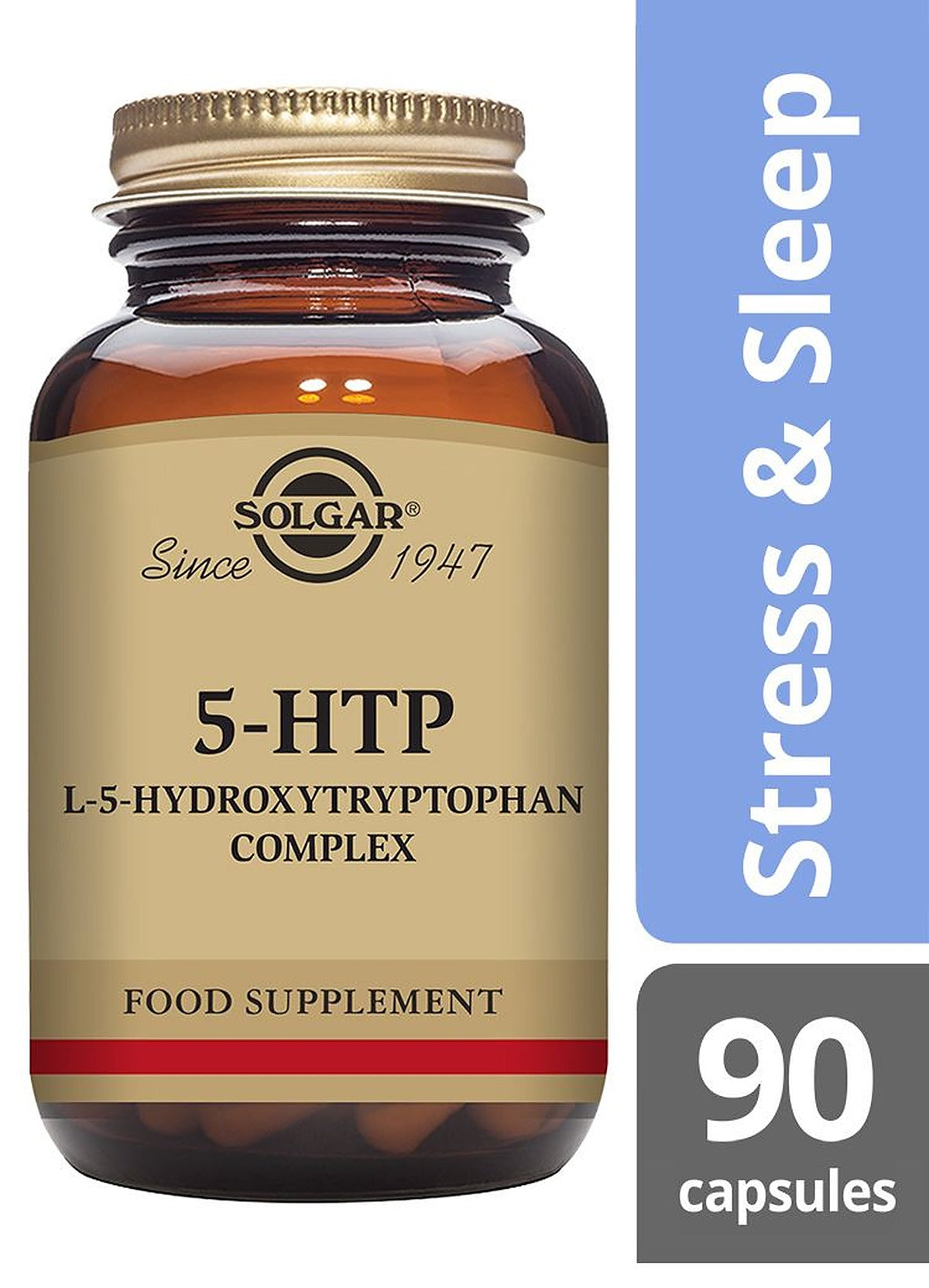 Solgar 5-HTP L-5-Hydroxytryptophan Complex - 90 Vegicaps - image 2