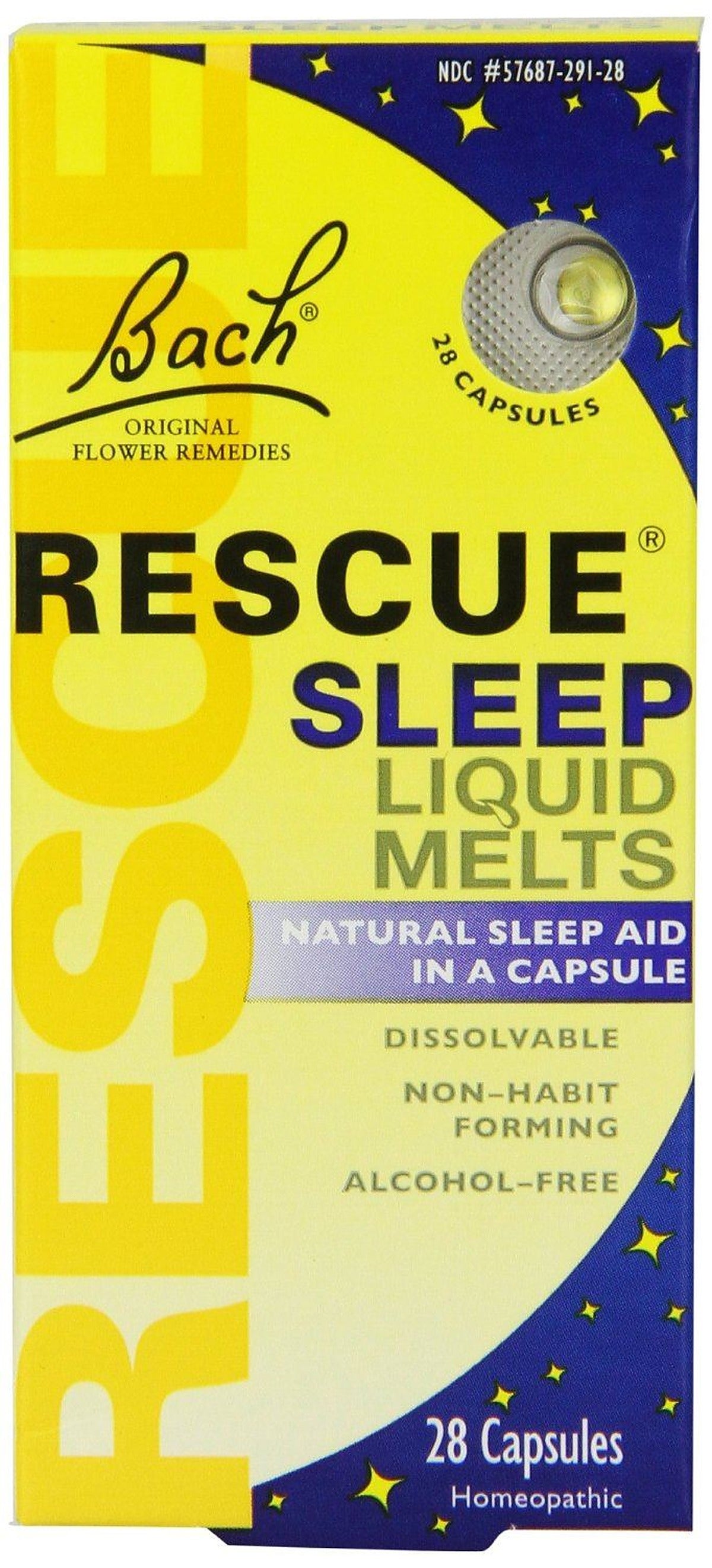 Bach Rescue Night Remedy Liquid - 28 Melts