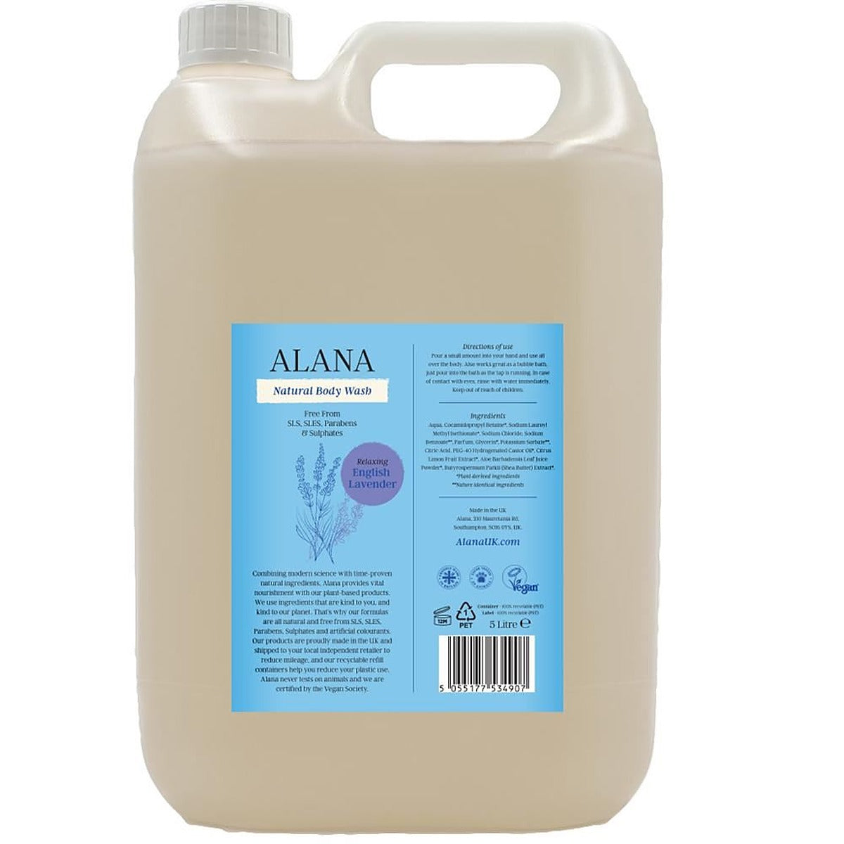 Alana English Lavender Natural Body Wash 5L