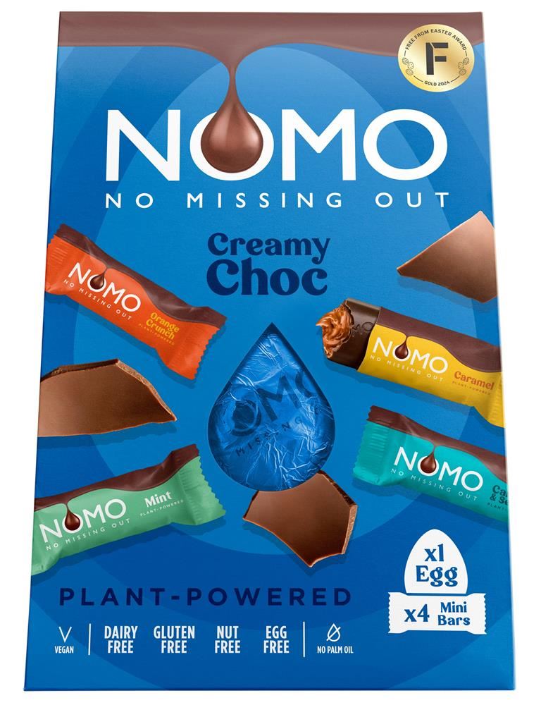 Nomo Free From Creamy Easter Egg and Mini Bars 231g
