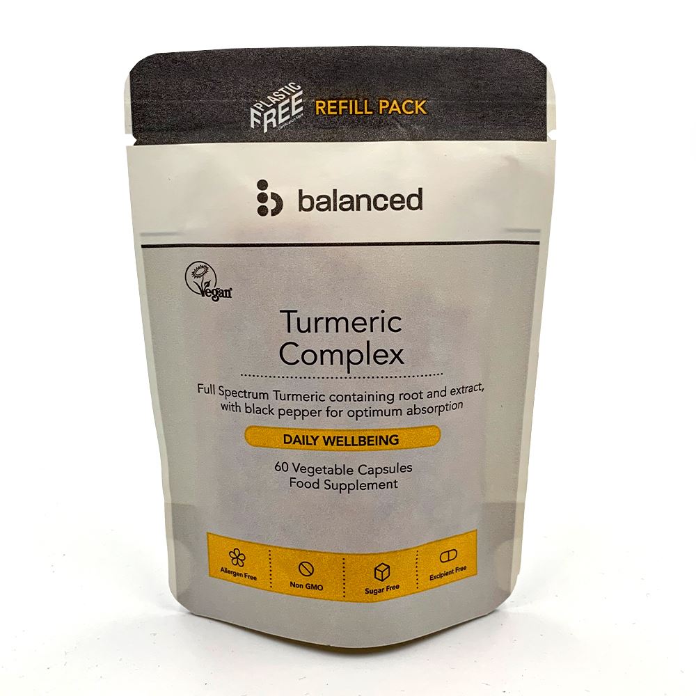 Balanced Turmeric Complex 60 Veggie Caps - Refill Pouch