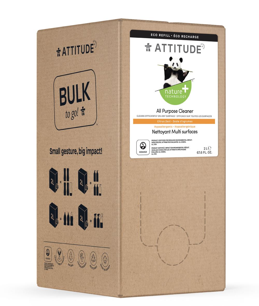 Attitude BULK TO GO All Purpose -Citrus Zest 2L