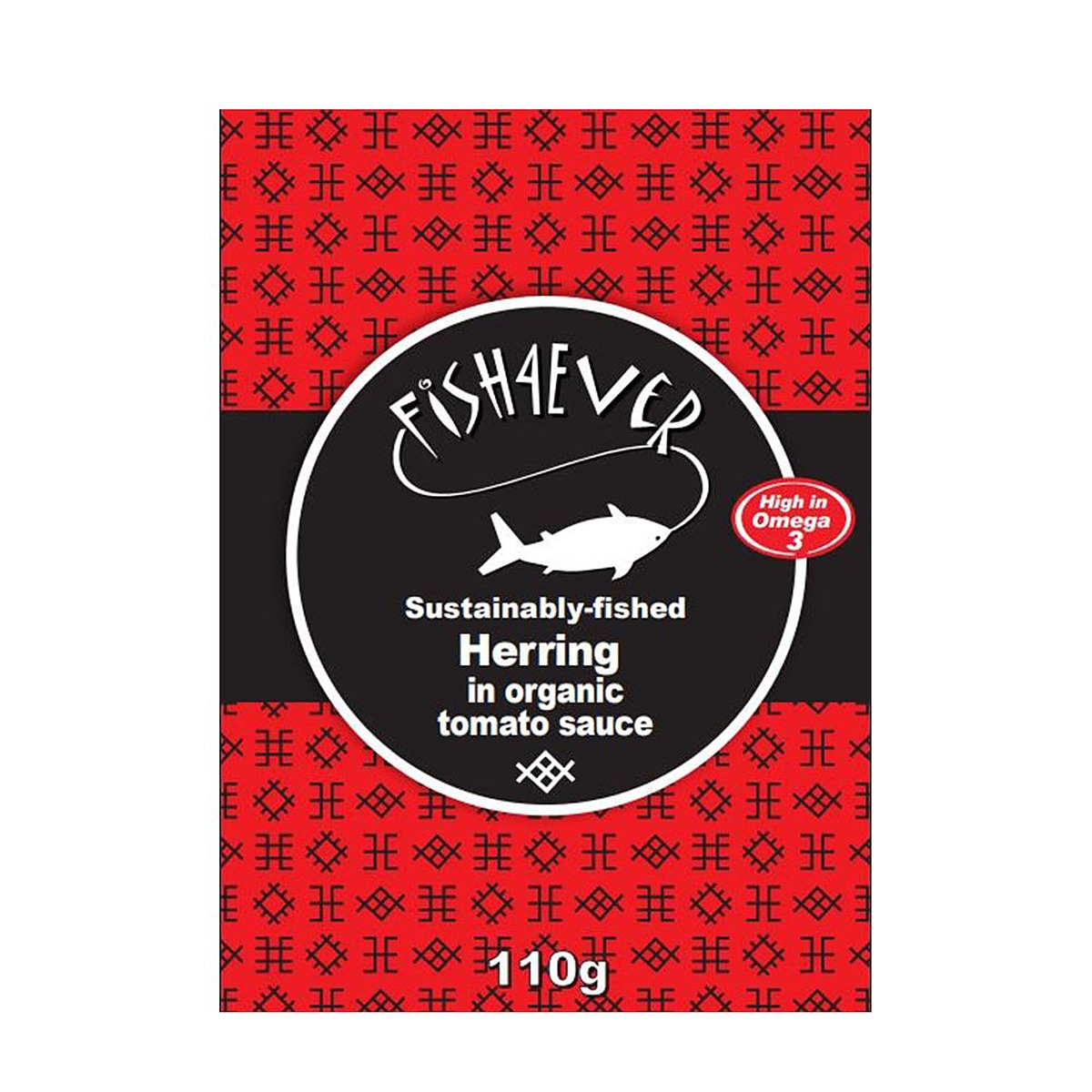 Fish4Ever Herring in Org Tomato Sauce 110g
