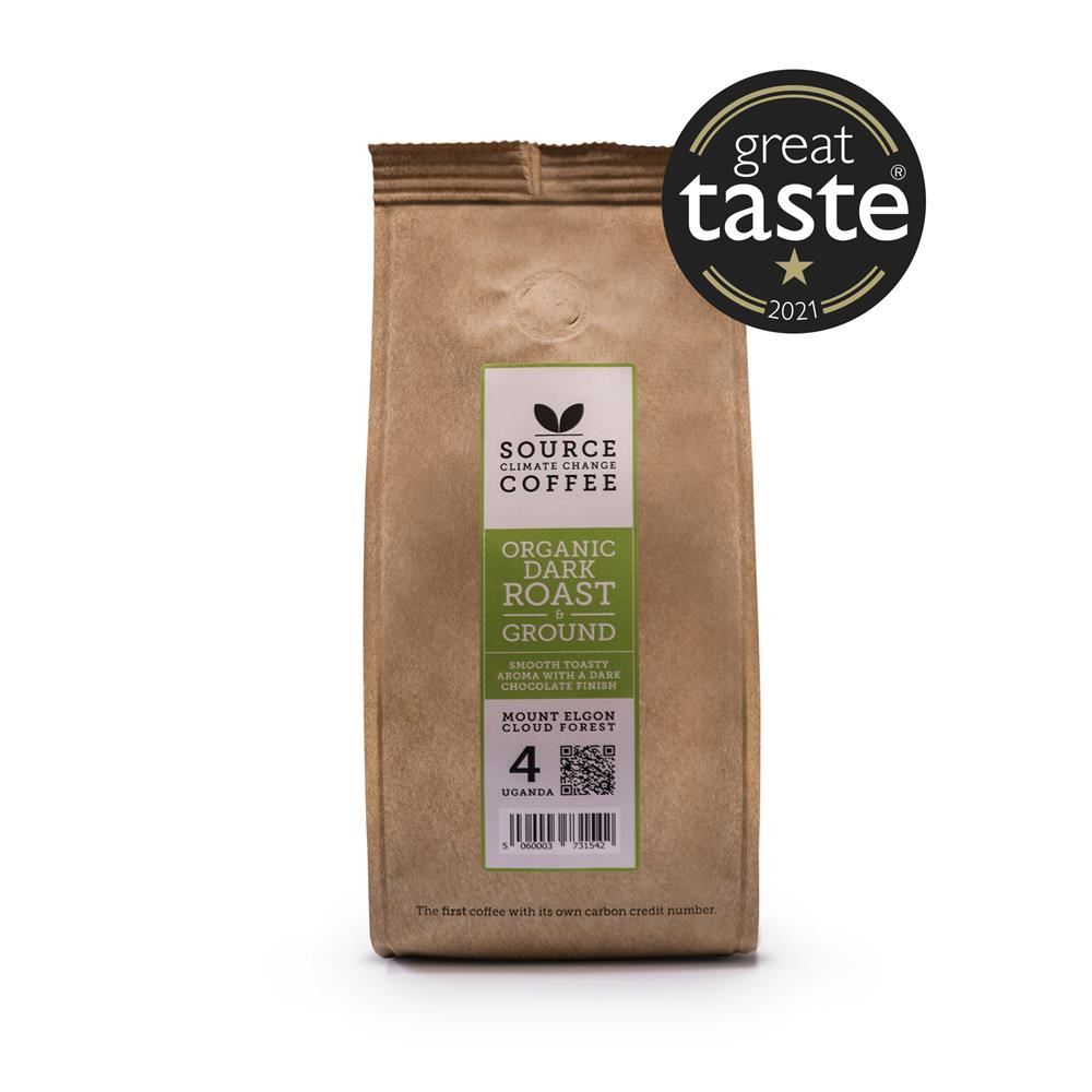 Source Climate Change Coffee Organic Uganda Mount Elgon Ground Coffee 227g