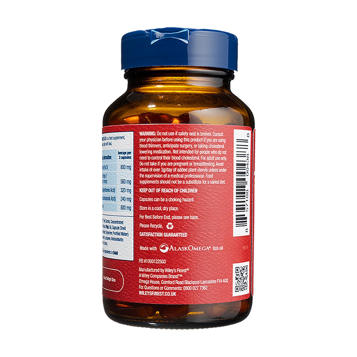 Wiley's Finest UK Cholesterol Support 90 capsules - image 2