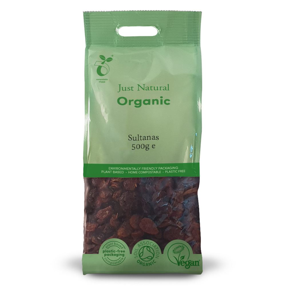 Just Natural Organic Organic Sultanas 500g