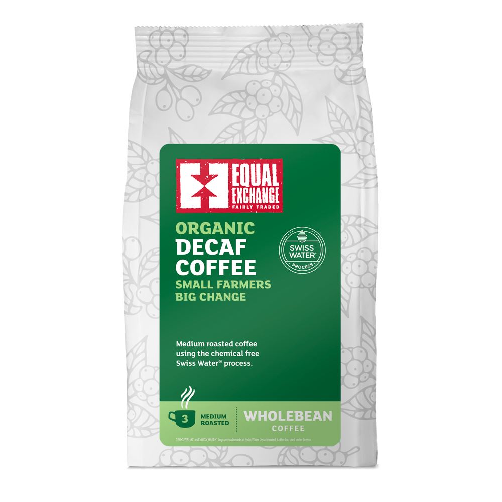 Equal Exchange Organic & Fair Trade Decaffeinated Coffee Beans 200g