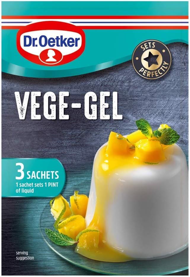 Dr. Oetker Vege-Gel Sachets 3 x 6.5g - Pack of 10