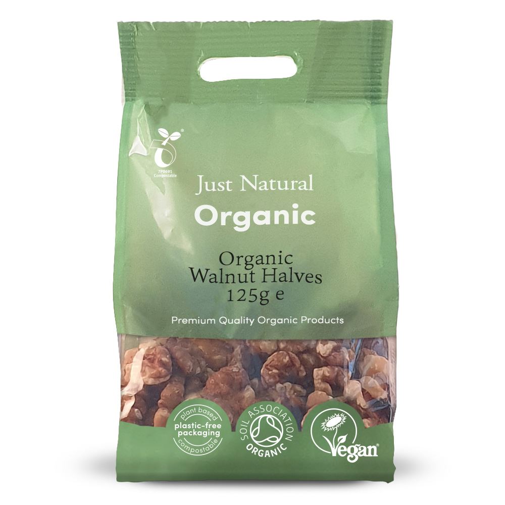 Just Natural Organic Organic Walnut Halves 125g