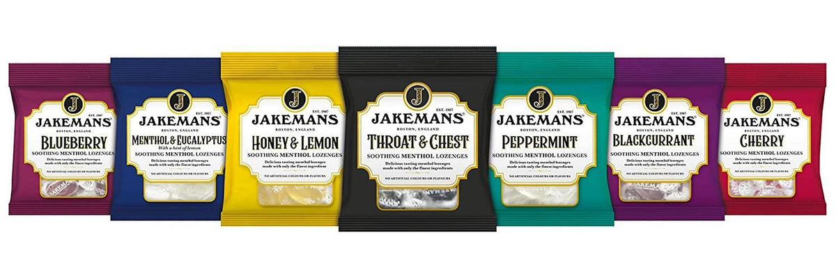 Jakemans Soothing Menthol Lozenges - All Flavours - 73g