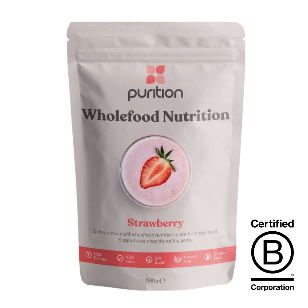 Purition Wholefood Nutrition Strawberry 500g