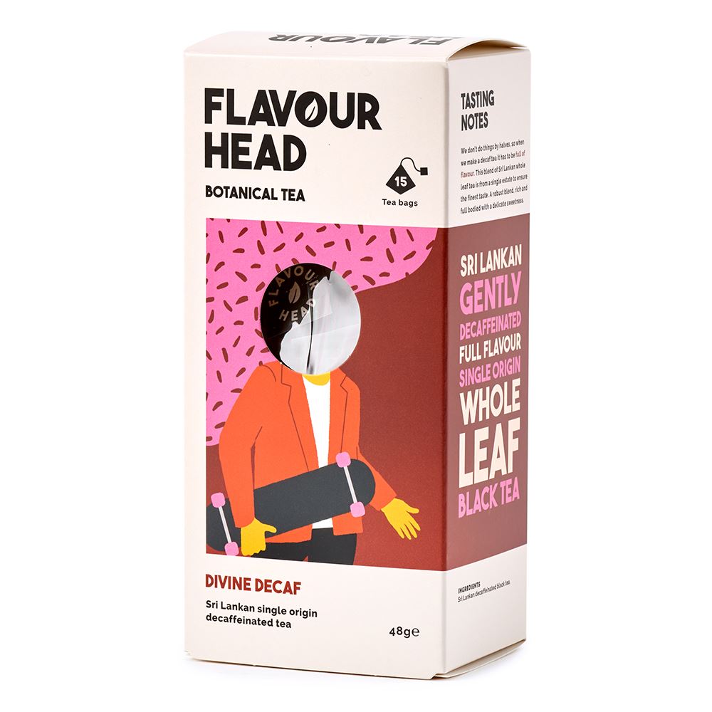 Flavour Head Botanical Tea Divine Decaf Tea 15 tea bags