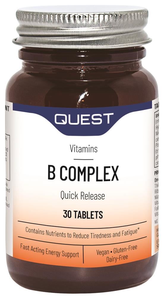 Quest B Complex(Quick Release) 30 Tablets