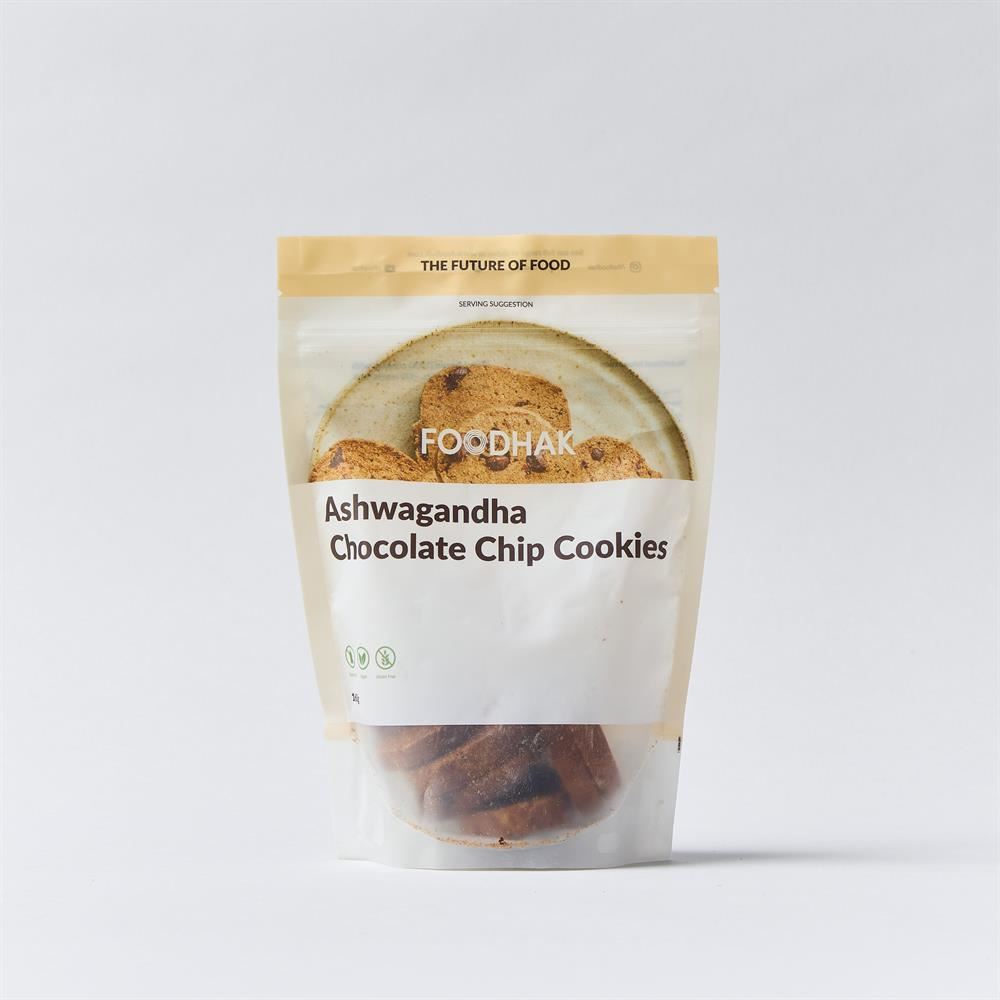 Foodhak Ashwagandha Choc Chip Cookies 160g