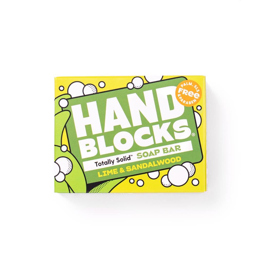 Shower Blocks Hand Blocks Soap - Lime & Sandalwood 100g