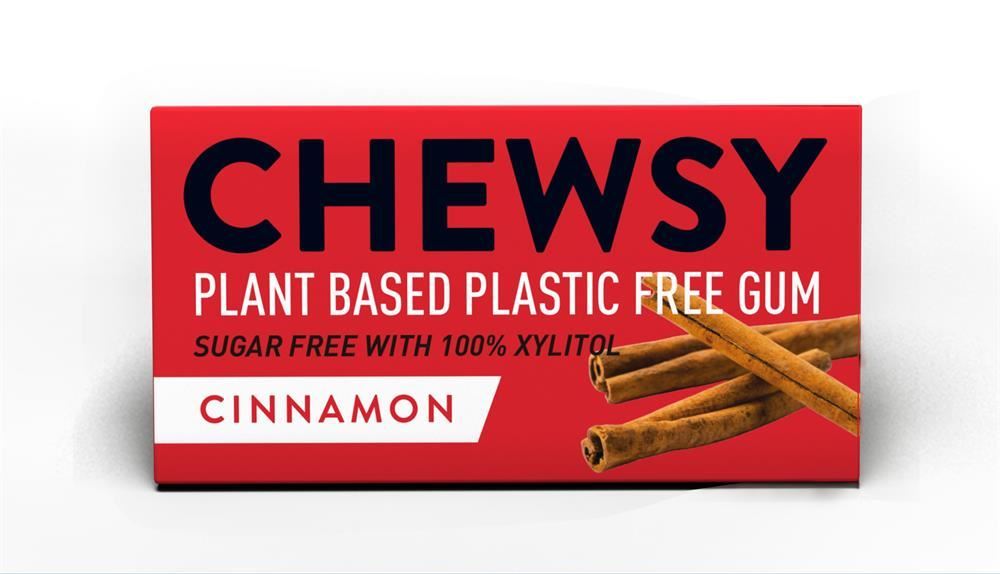 CHEWSY Cinnamon Gum 15g - 12 Pack