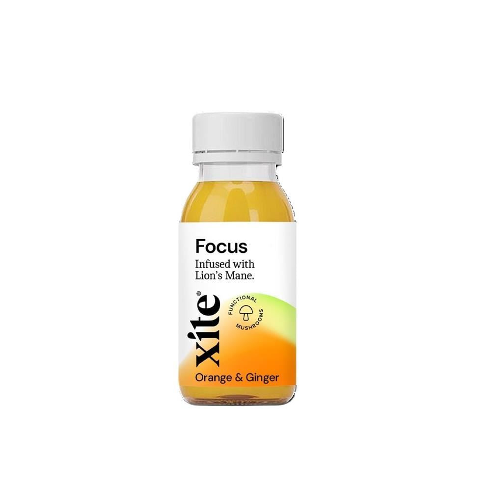 Xite Energy XITE Energy Orange and Ginger Focus Shot 60ml - 12 Pack