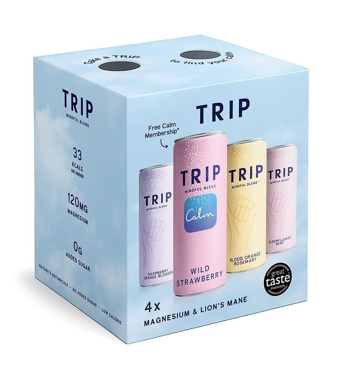 Trip Drink Ltd Mindful Blends 330ml Mix 4 Multipack