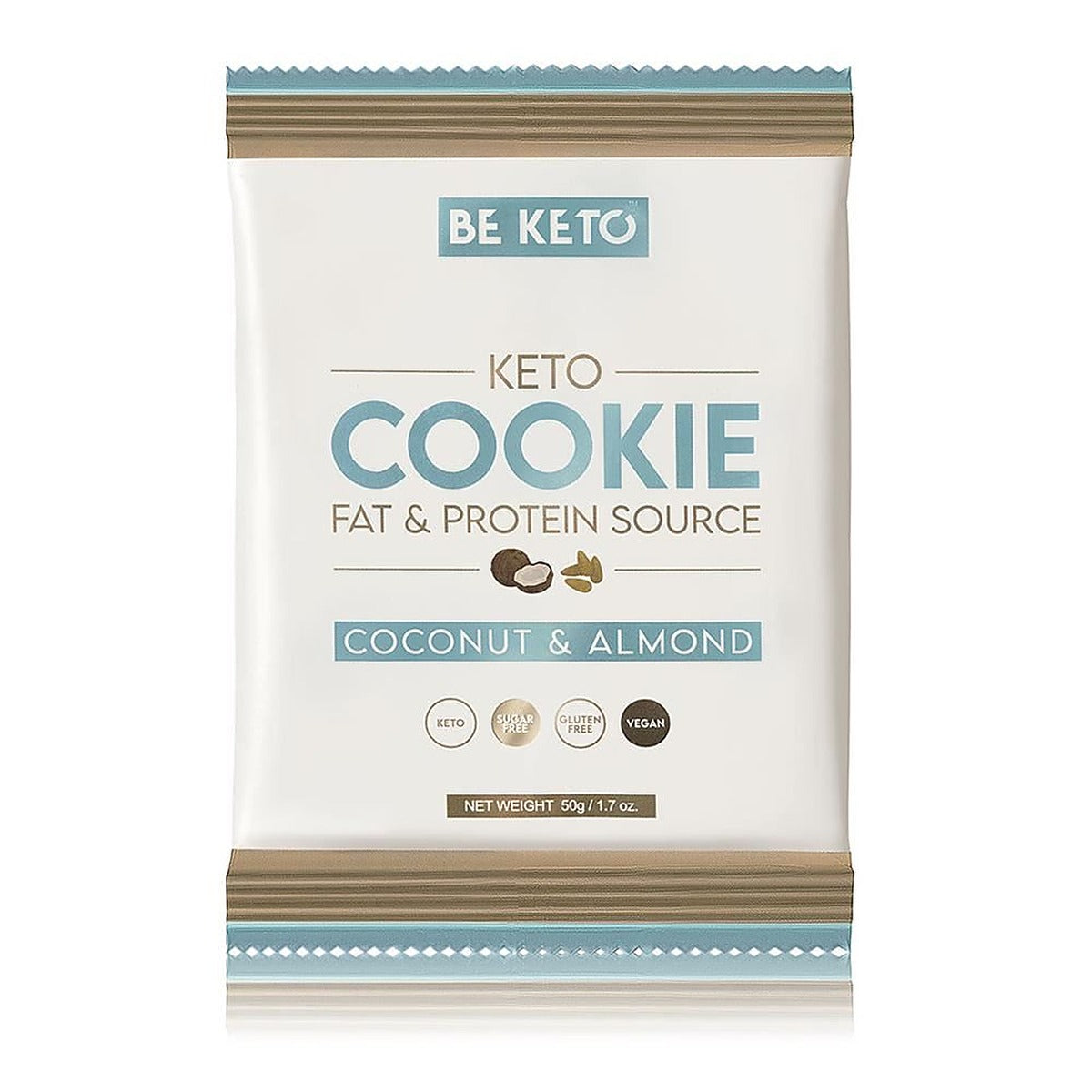 BeKeto Keto Cookie Coconut & Almond 50g