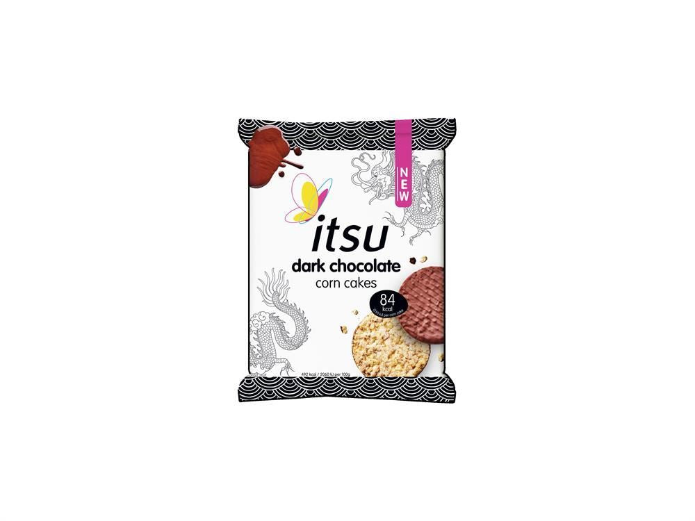 Itsu Dark Choc Corn Cakes 34g - 15 Pack