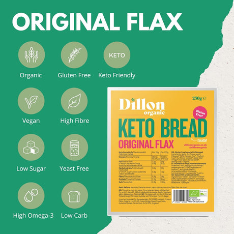 Dillon Organic Orginal Flax Keto Bread 275g