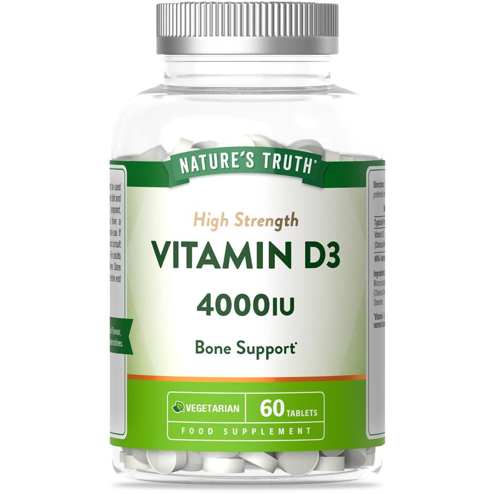 Nature's Truth Natures Truth Vitamin D3 60 Tablets