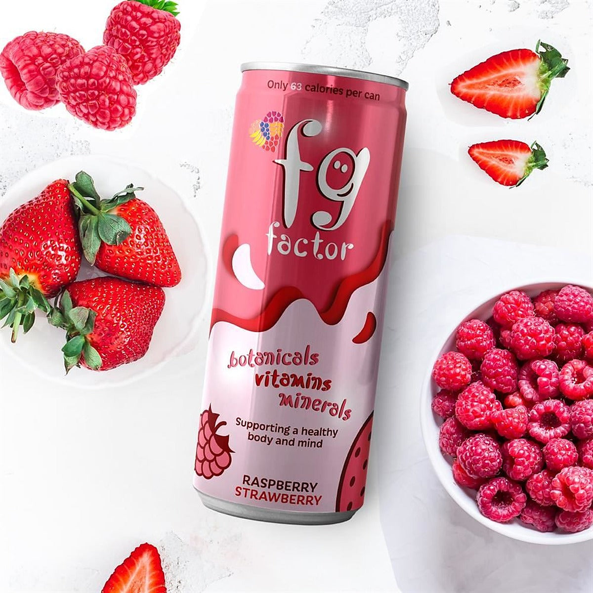 FG Factor Raspberry & Strawberry Multivitamin Soft Drink 250ml