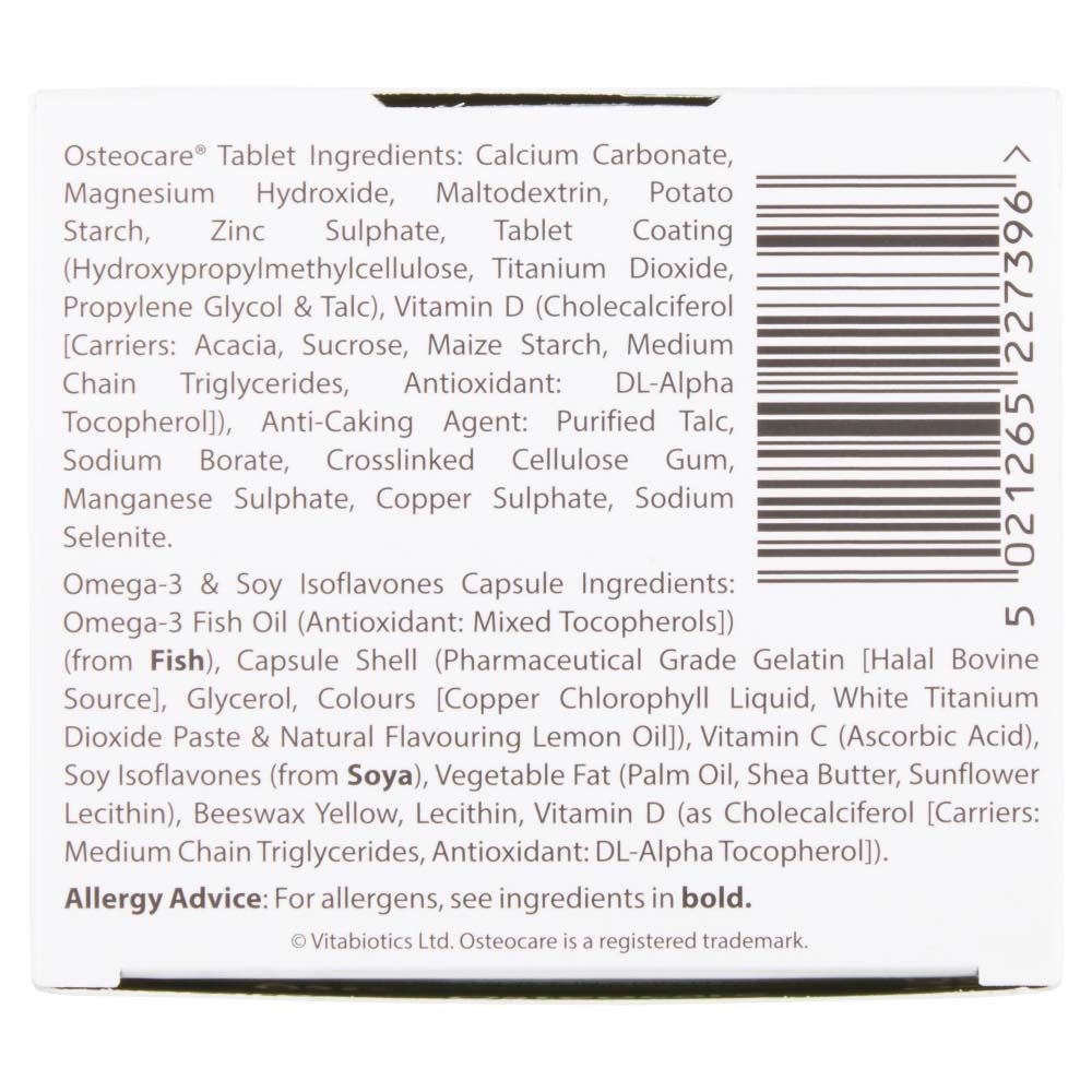 Vitabiotics Osteocare Plus Omega-3 & Soy Isoflavones - 56 Tabs+28 Caps