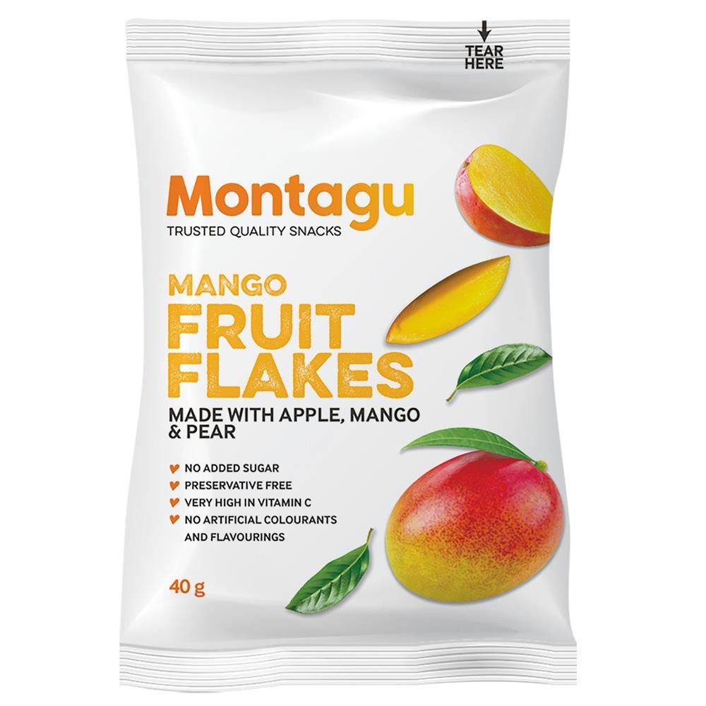 Montagu Mango Fruit Flakes 30g - 10 Pack