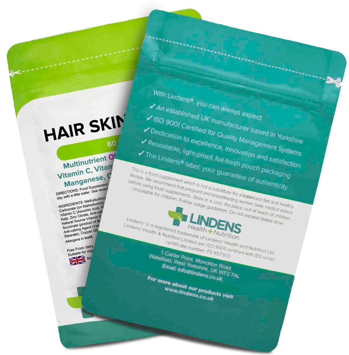 Lindens Hair Skin & Nails - 60 Tablets