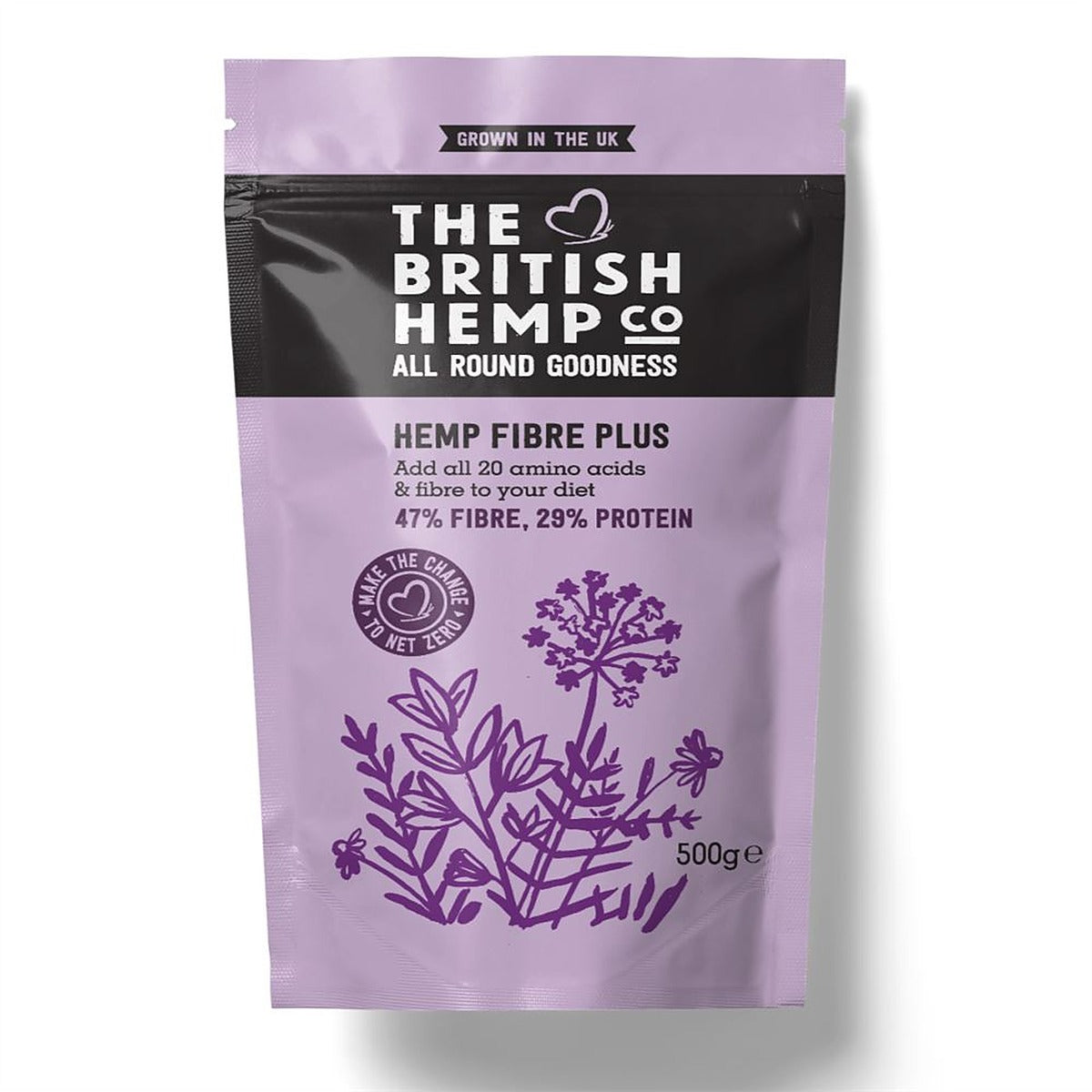 British Hemp Co Hemp Fibre Plus 500g