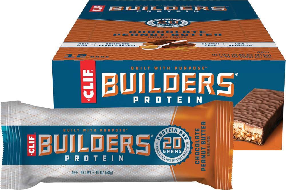 Clif Builders Protein Bar - All Flavours - Box of 12 x 68g