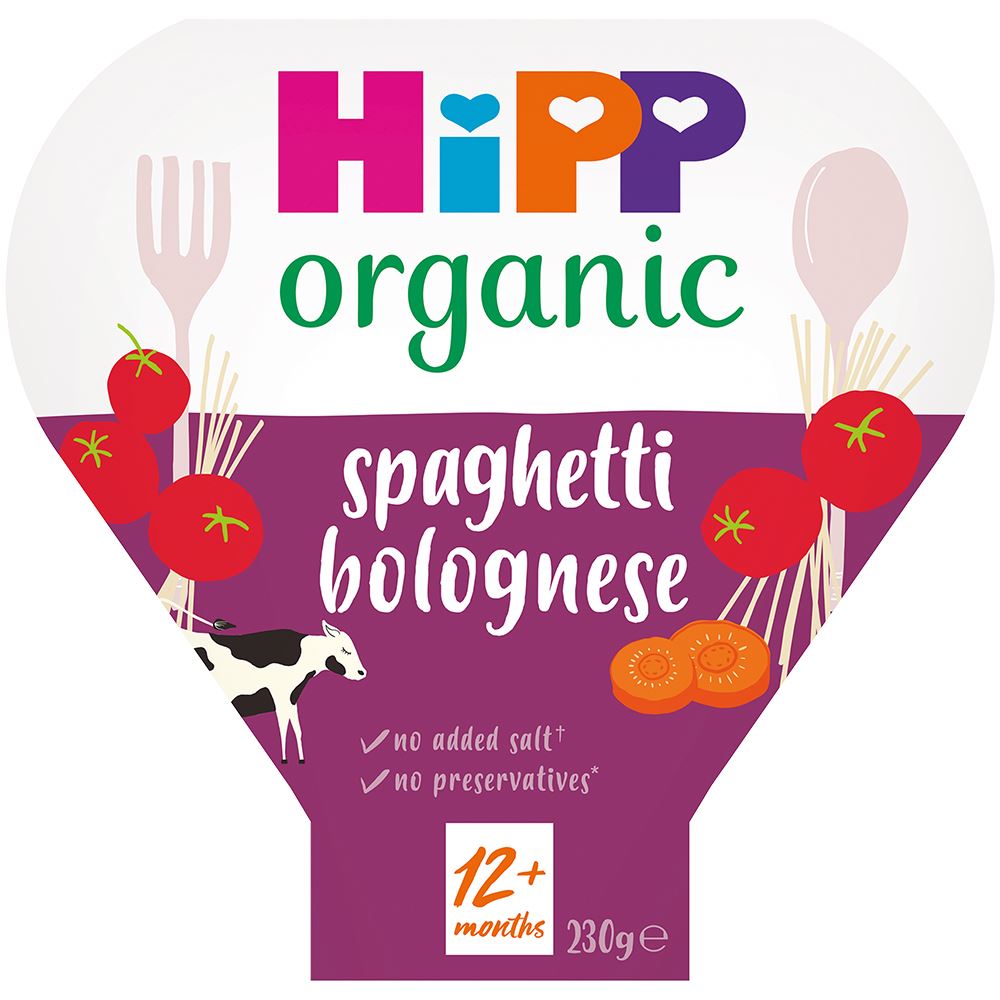 Hipp Organic Classic Spaghetti Bolognese Tray Meal 230g