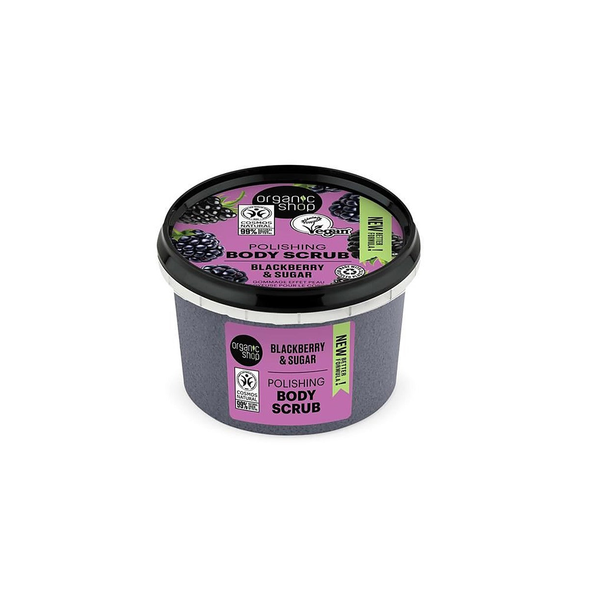Organic Shop OS Polishing Body Scrub Blackberry & Sugar 250ml